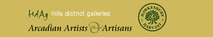 Hills District Galleries, Arcadian Artists & Artisans, Hawkesbury Harvest logos